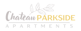 The image is a logo for Chateau Parkside Apartments.